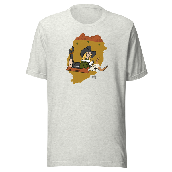 Western Cowgirl Pin-up #2 Unisex t-shirt