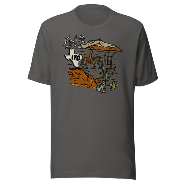 Fm170 Art Lone Cowboy Unisex t-shirt