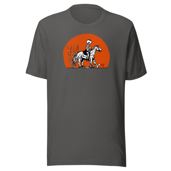 Roaming Cowboy Unisex t-shirt