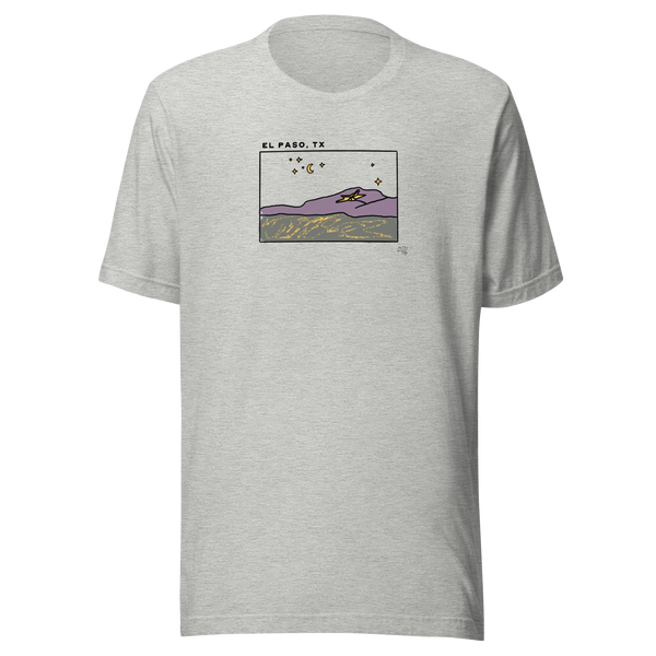 El Paso, TX: Star in the Mountain Unisex t-shirt