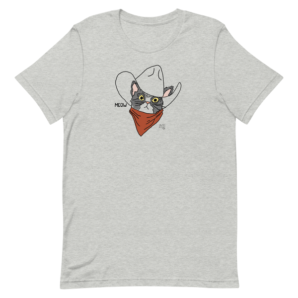 Cowboy Cat Meow Unisex t-shirt