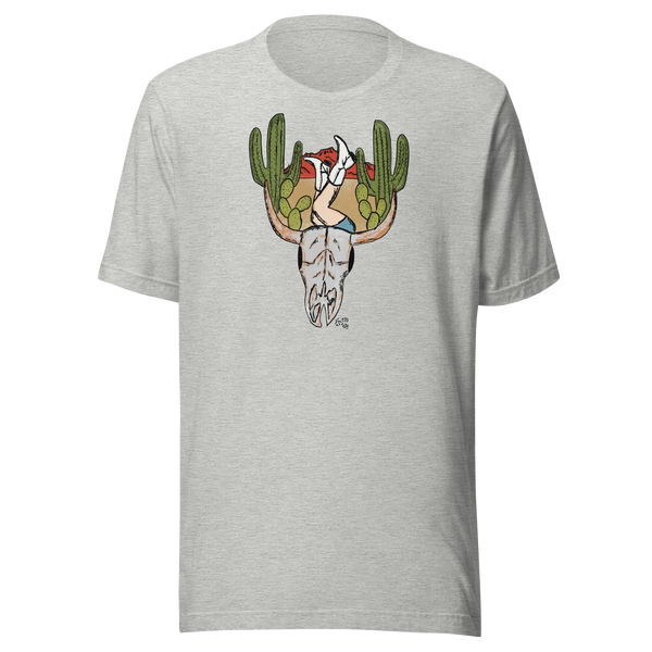 Desert Skull with Saguaro Cactus Unisex t-shirt