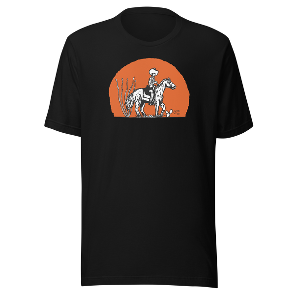 Roaming Cowboy Unisex t-shirt