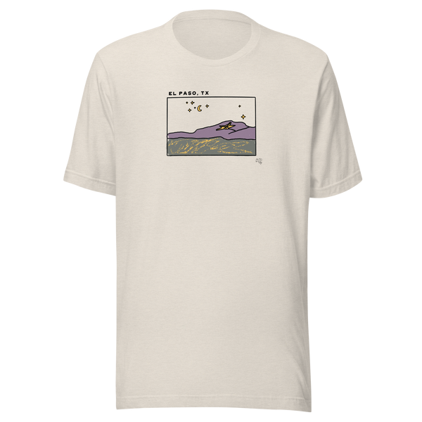 El Paso, TX: Star in the Mountain Unisex t-shirt