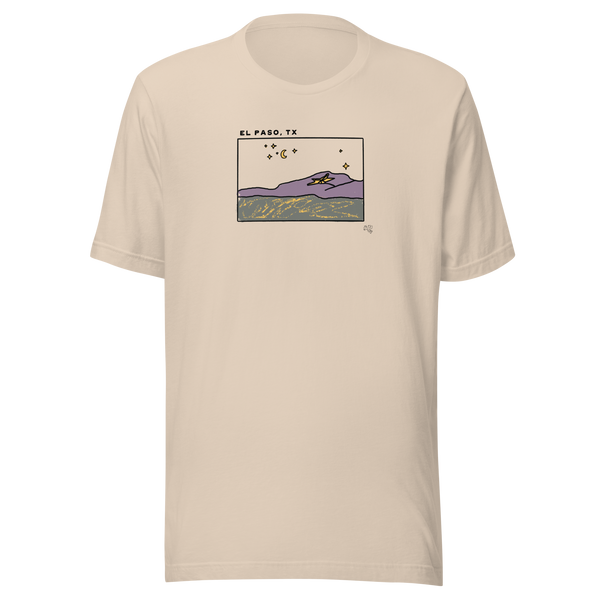 El Paso, TX: Star in the Mountain Unisex t-shirt