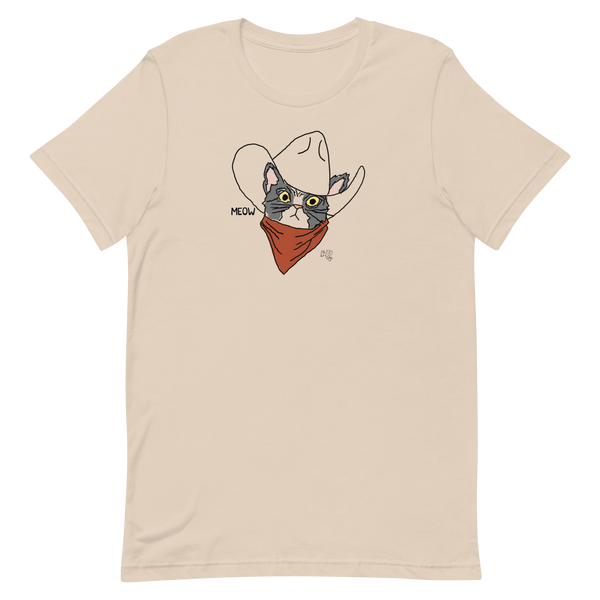 Cowboy Cat Meow Unisex t-shirt