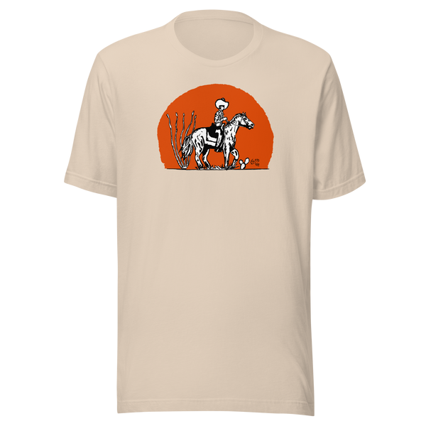 Roaming Cowboy Unisex t-shirt