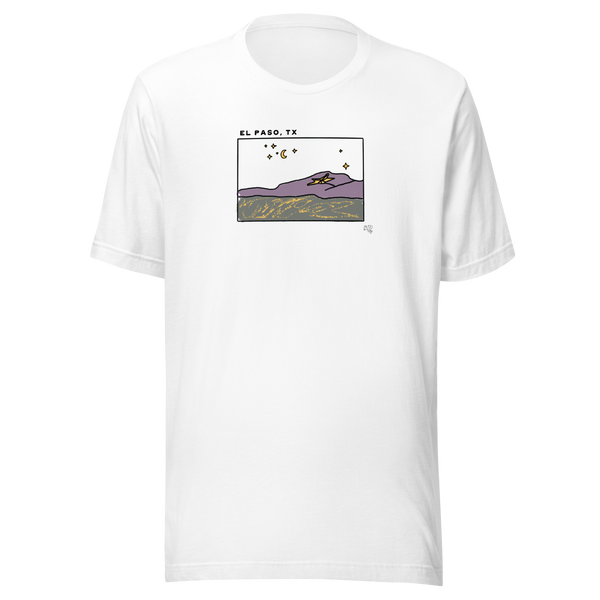 El Paso, TX: Star in the Mountain Unisex t-shirt