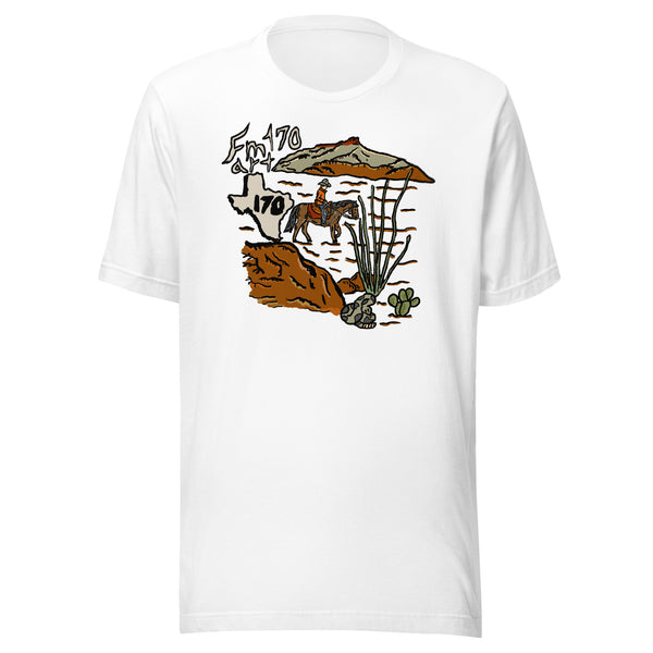 Fm170 Art Lone Cowboy Unisex t-shirt