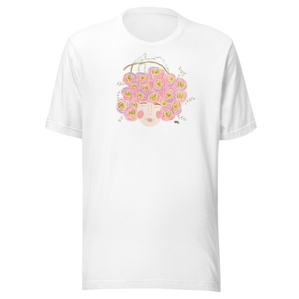 Flower Crown Girl Unisex t-shirt