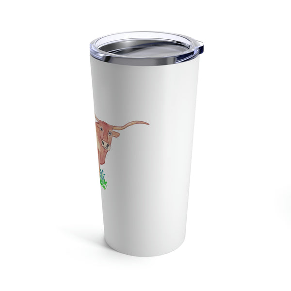 Longhorn and Blue Bonnets Tumbler 20oz