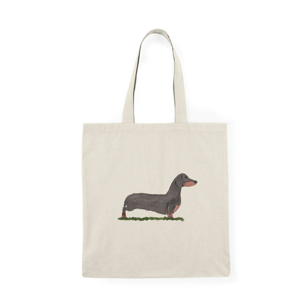 Dachshund Natural Tote Bag