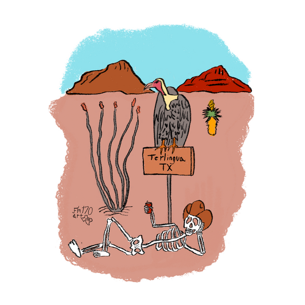Terlingua TX Stay Hydrated