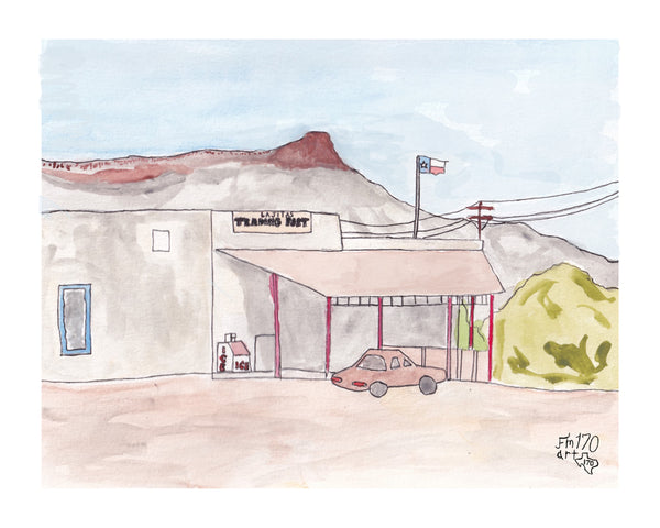 Lajitas Trading Post Print
