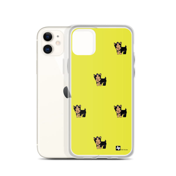Yorkie Yellow iPhone Case