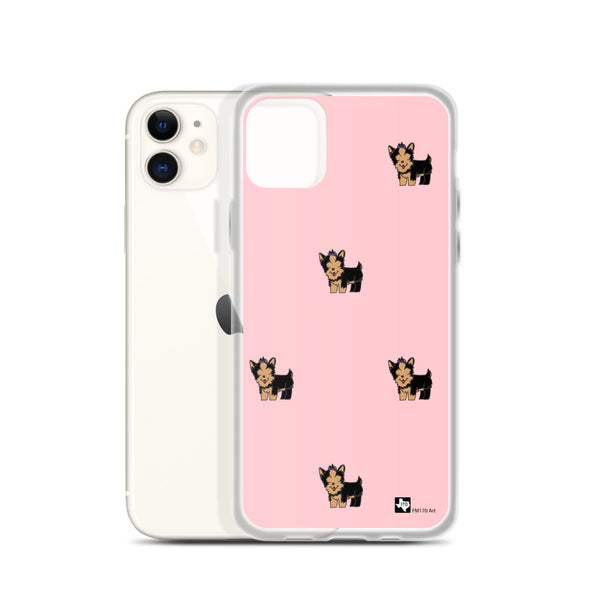 Yorkie Pink iPhone Case