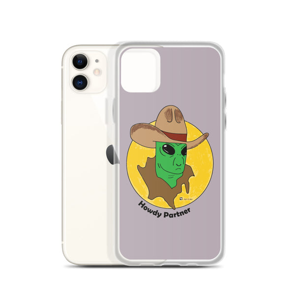 Howdy Partner Alien Outlaw iPhone Case