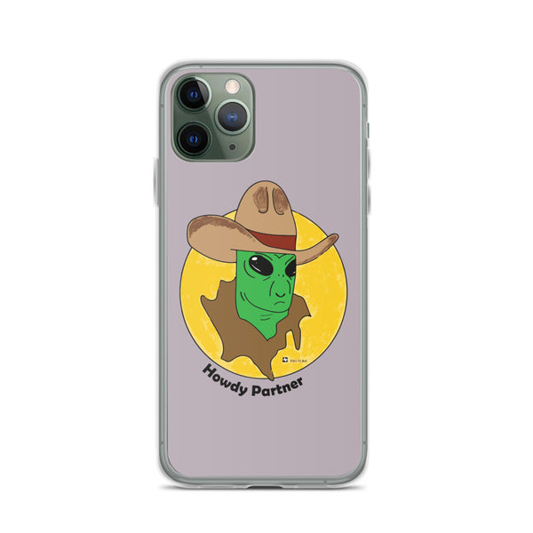 Howdy Partner Alien Outlaw iPhone Case