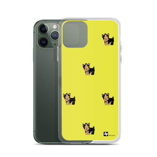 Yorkie Yellow iPhone Case
