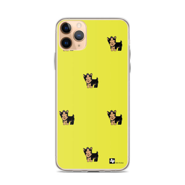 Yorkie Yellow iPhone Case