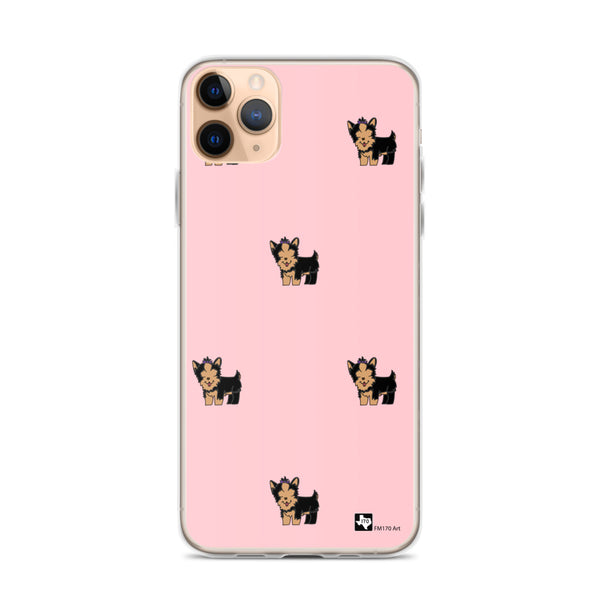 Yorkie Pink iPhone Case