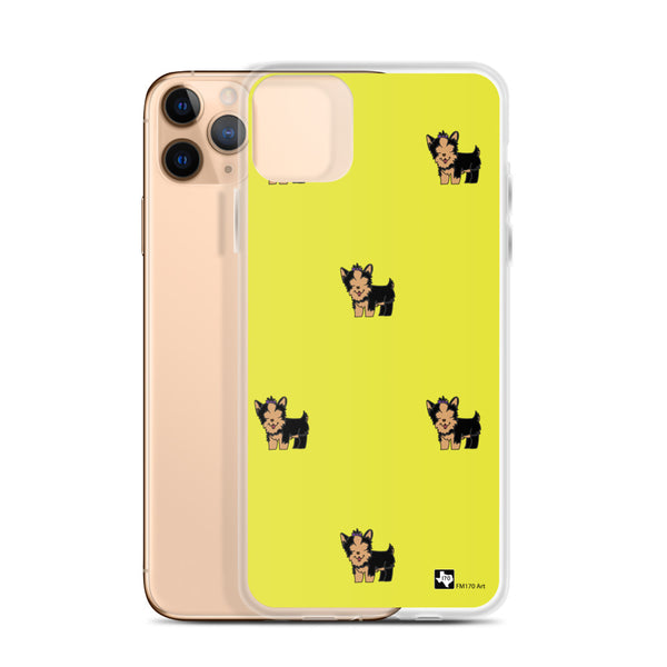 Yorkie Yellow iPhone Case