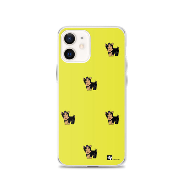 Yorkie Yellow iPhone Case