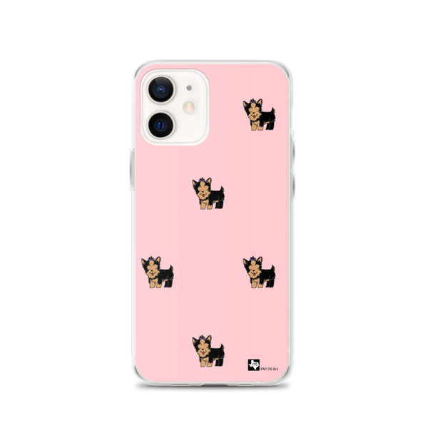Yorkie Pink iPhone Case