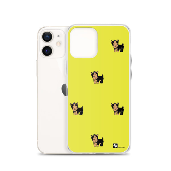Yorkie Yellow iPhone Case