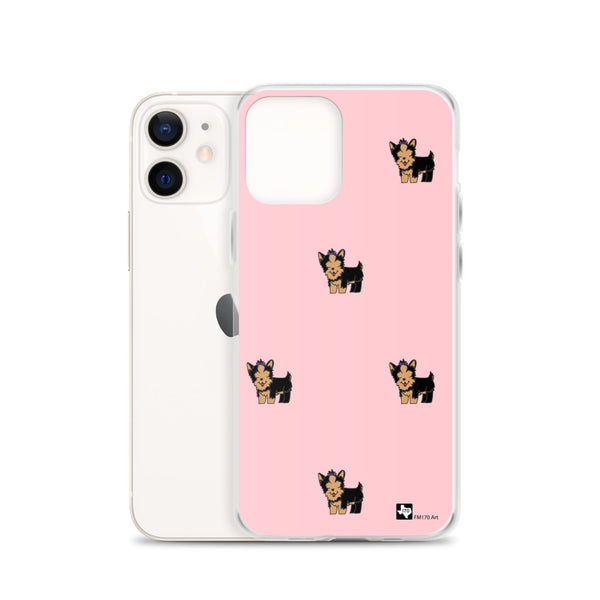 Yorkie Pink iPhone Case
