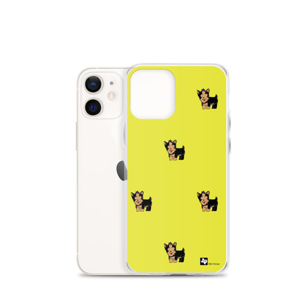 Yorkie Yellow iPhone Case