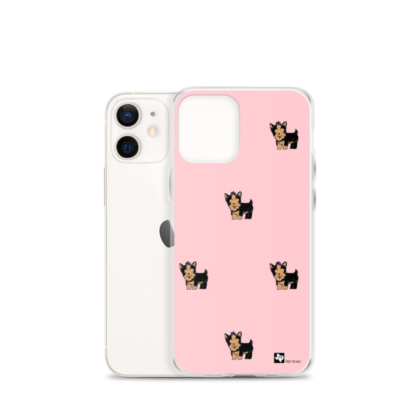 Yorkie Pink iPhone Case