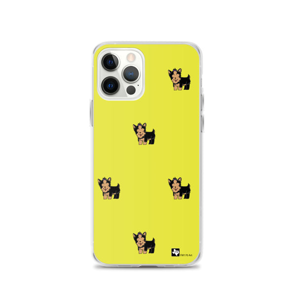 Yorkie Yellow iPhone Case