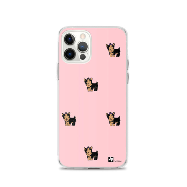 Yorkie Pink iPhone Case