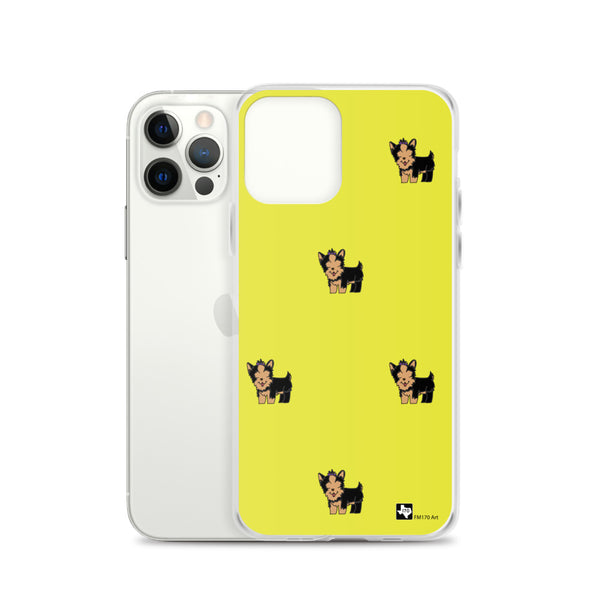 Yorkie Yellow iPhone Case