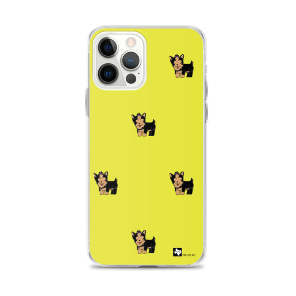 Yorkie Yellow iPhone Case