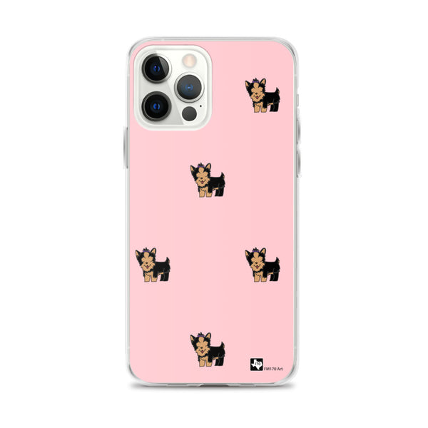 Yorkie Pink iPhone Case