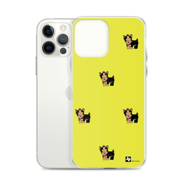 Yorkie Yellow iPhone Case