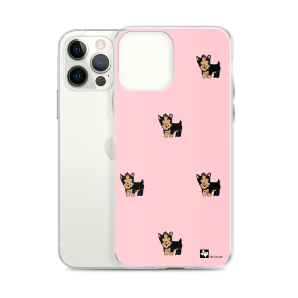 Yorkie Pink iPhone Case