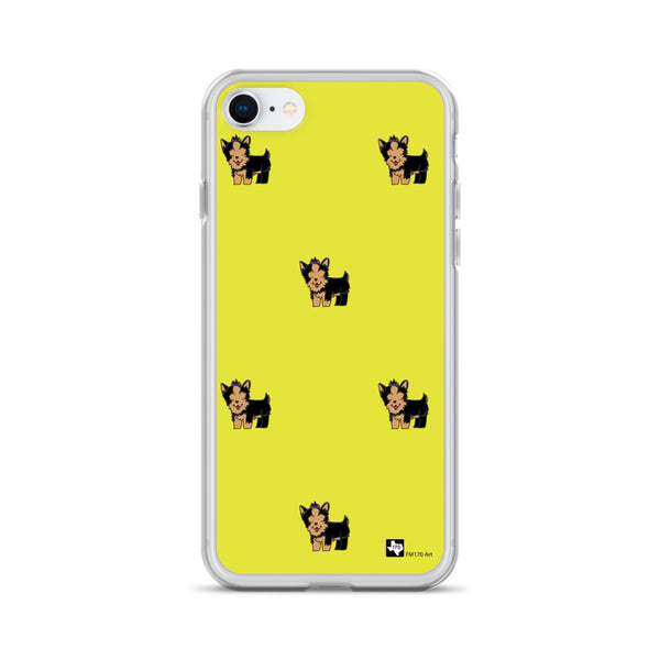 Yorkie Yellow iPhone Case
