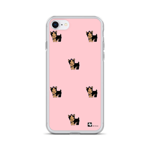 Yorkie Pink iPhone Case