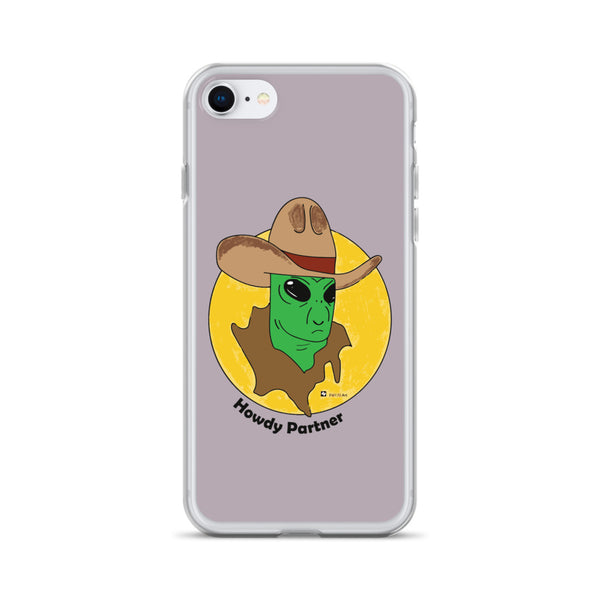 Howdy Partner Alien Outlaw iPhone Case