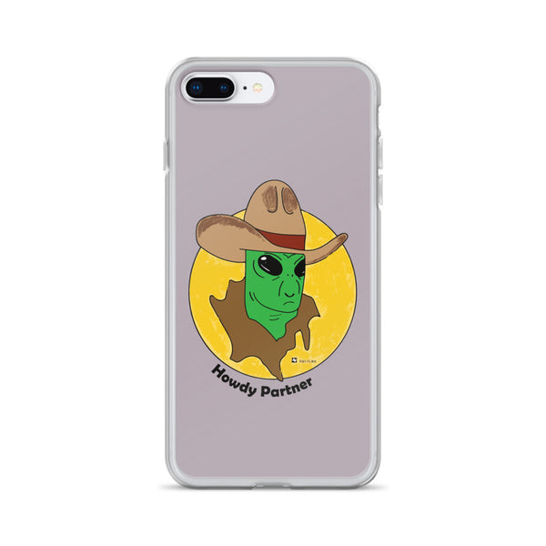 Howdy Partner Alien Outlaw iPhone Case