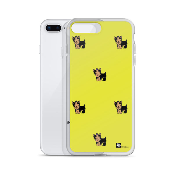 Yorkie Yellow iPhone Case