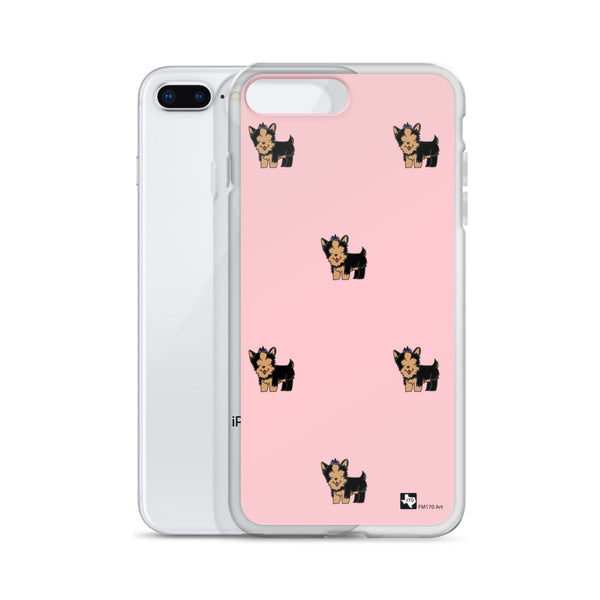 Yorkie Pink iPhone Case