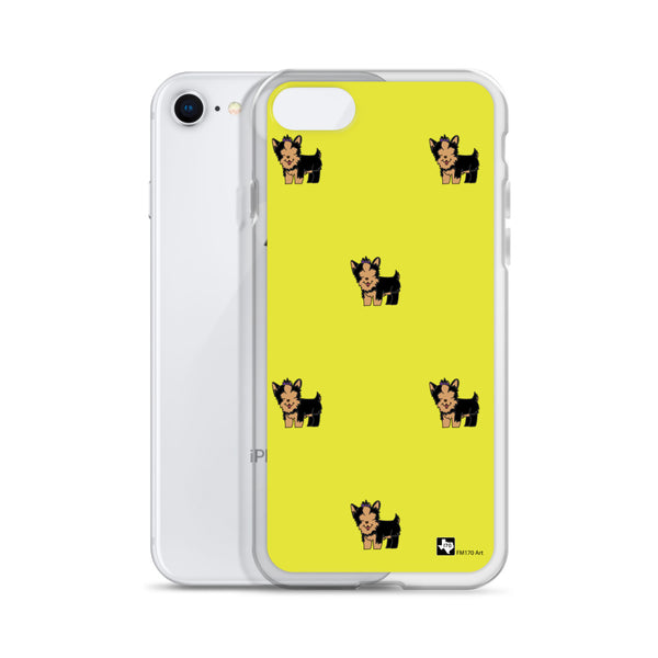 Yorkie Yellow iPhone Case