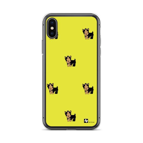 Yorkie Yellow iPhone Case