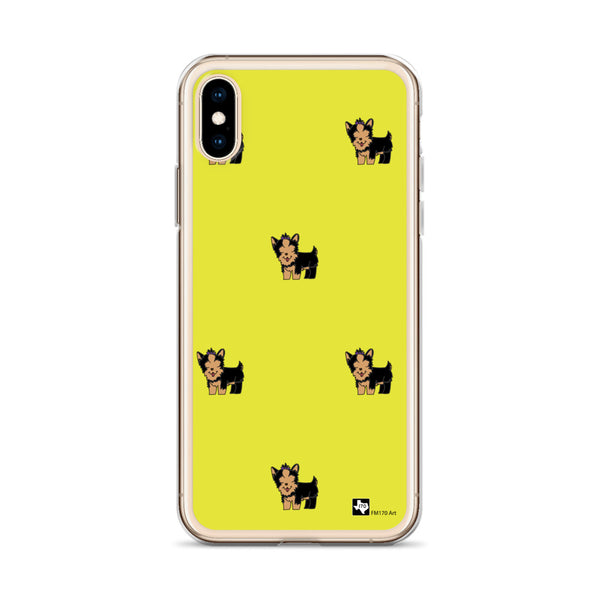 Yorkie Yellow iPhone Case