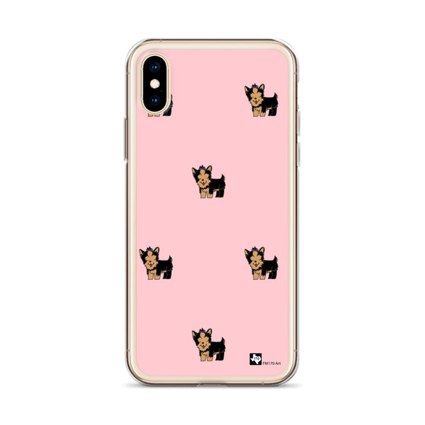Yorkie Pink iPhone Case