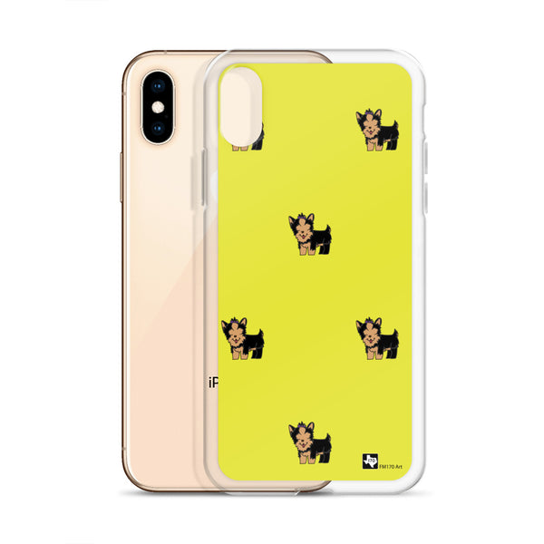 Yorkie Yellow iPhone Case